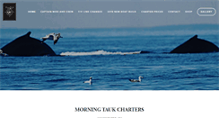 Desktop Screenshot of morningtaukcharters.com